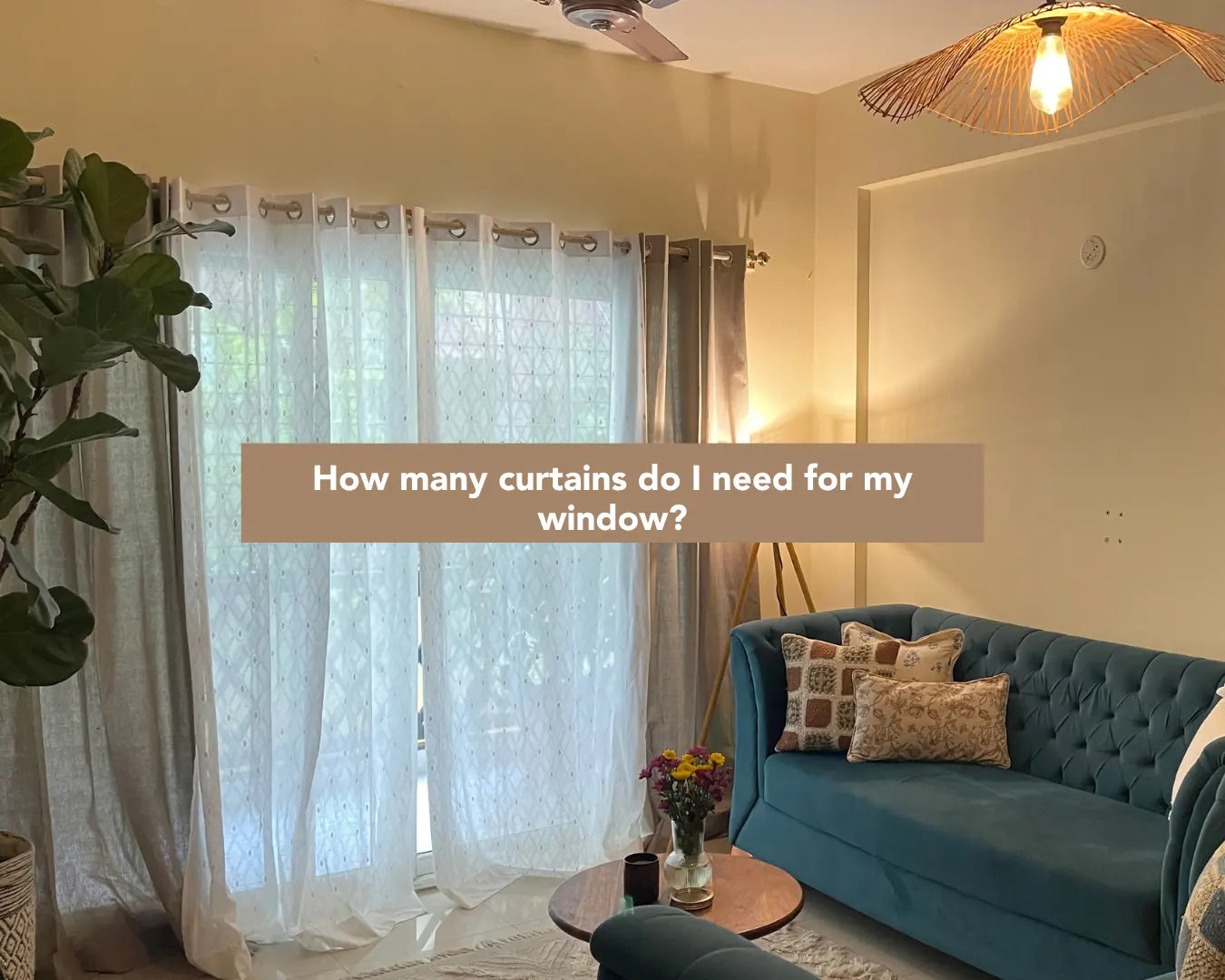 How Many Curtains Do I Need for My Window?