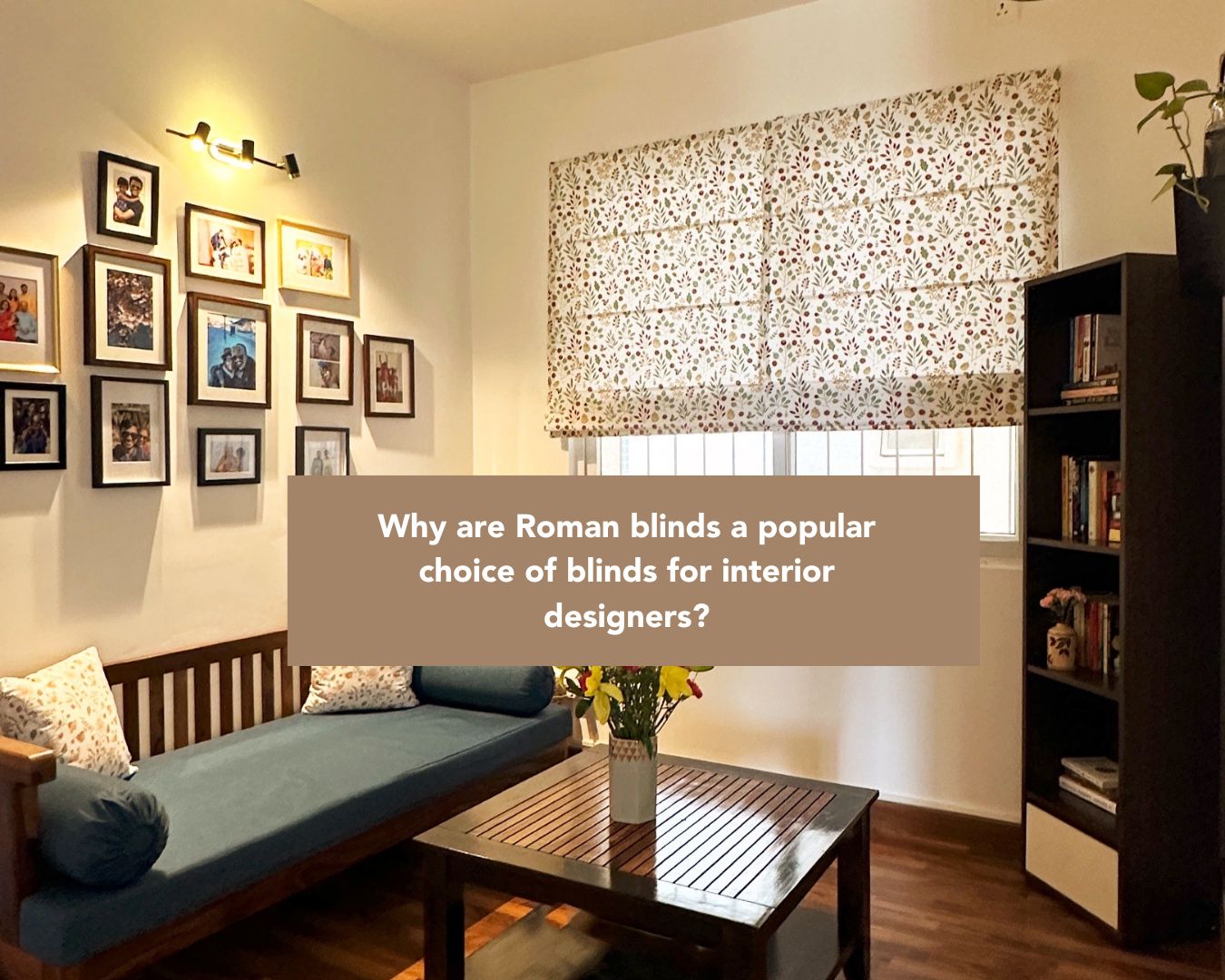 Why are Roman blinds a popular choice of blinds for interior designers?
