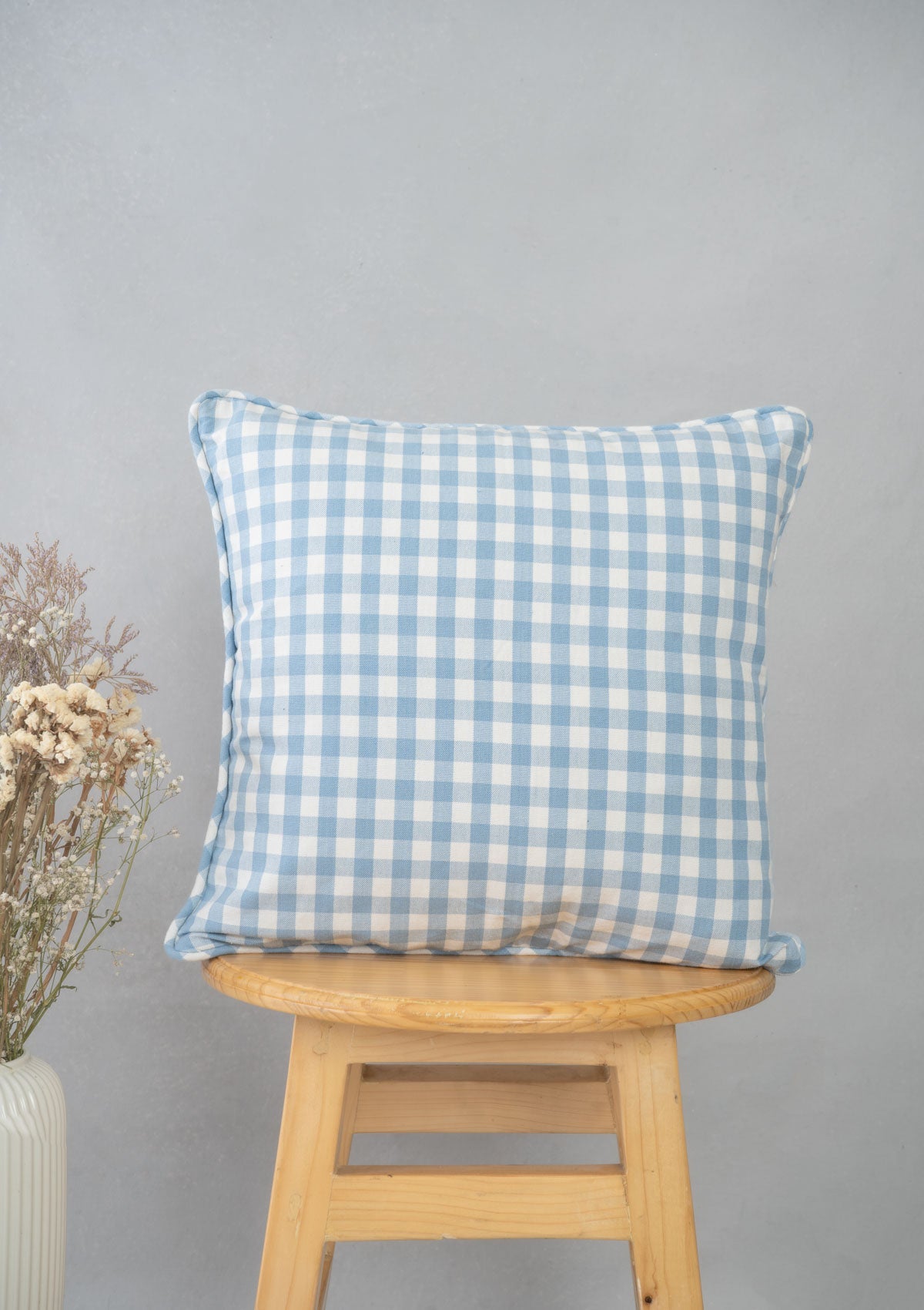 Gingham cushion on sale