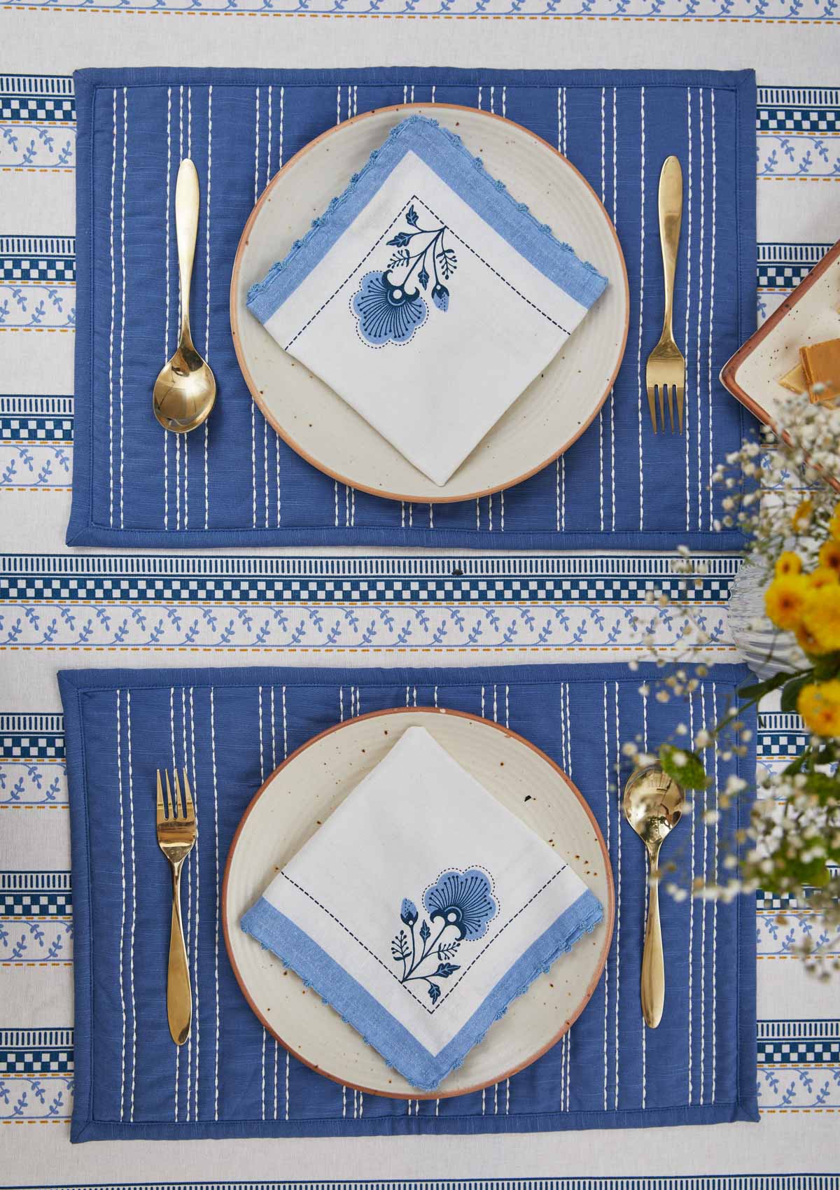 Oriental Stripes Dining Set