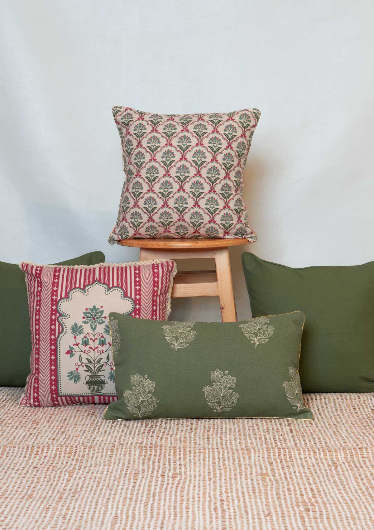 Rooz 100% Cotton Cushion Cover Combo Set for Sofa Premium Quality De