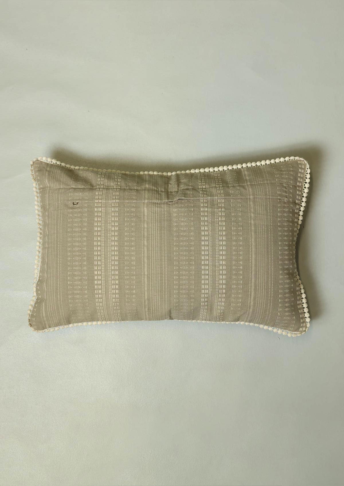 Zia Grey | Woven Textured Neutral | 100% Cotton Cushion Cover For Sofa