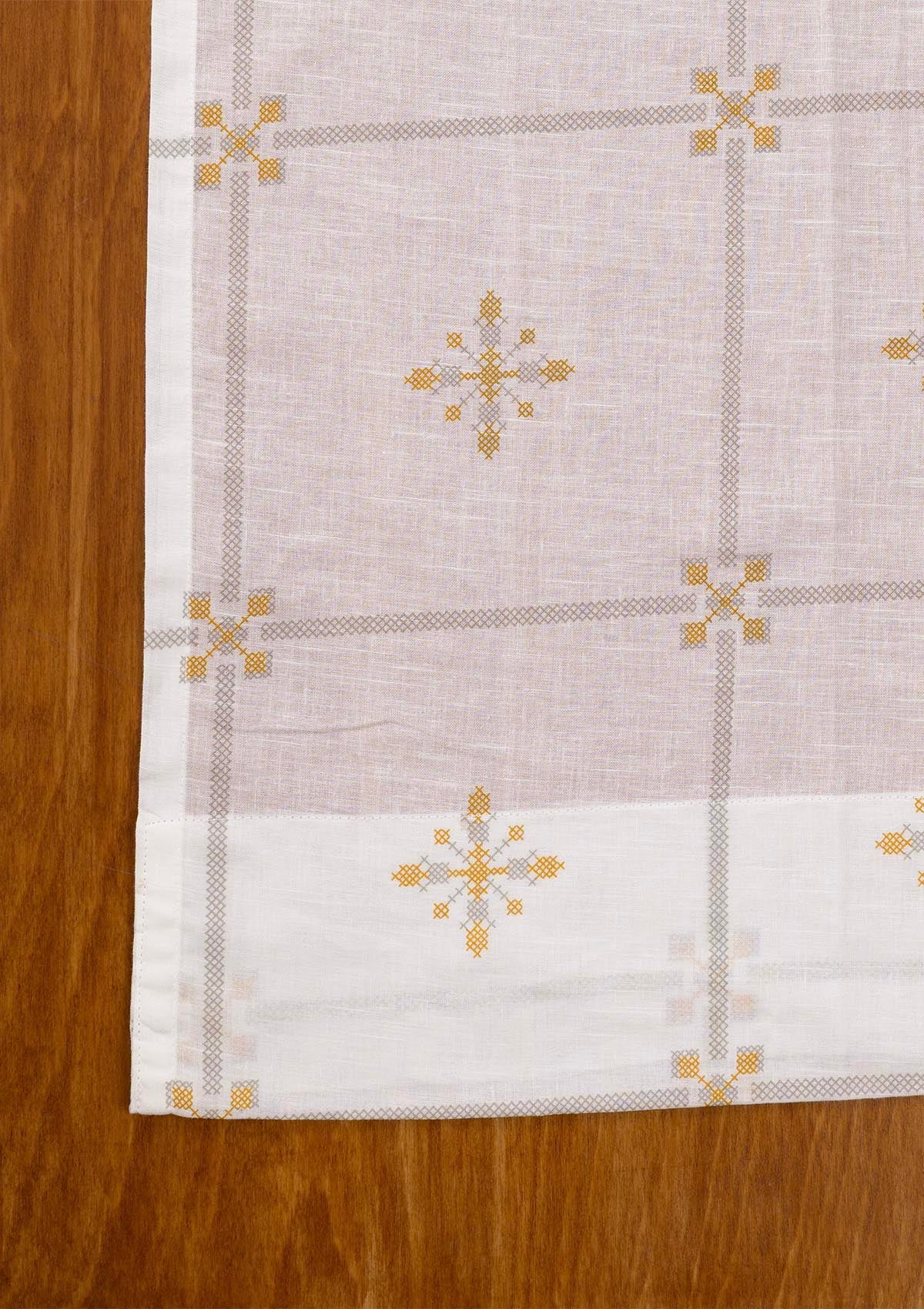 Pakkshi 100% Cotton Printed Curtain for living room & bedroom - Light Reduction - Multicolor - Single Piece