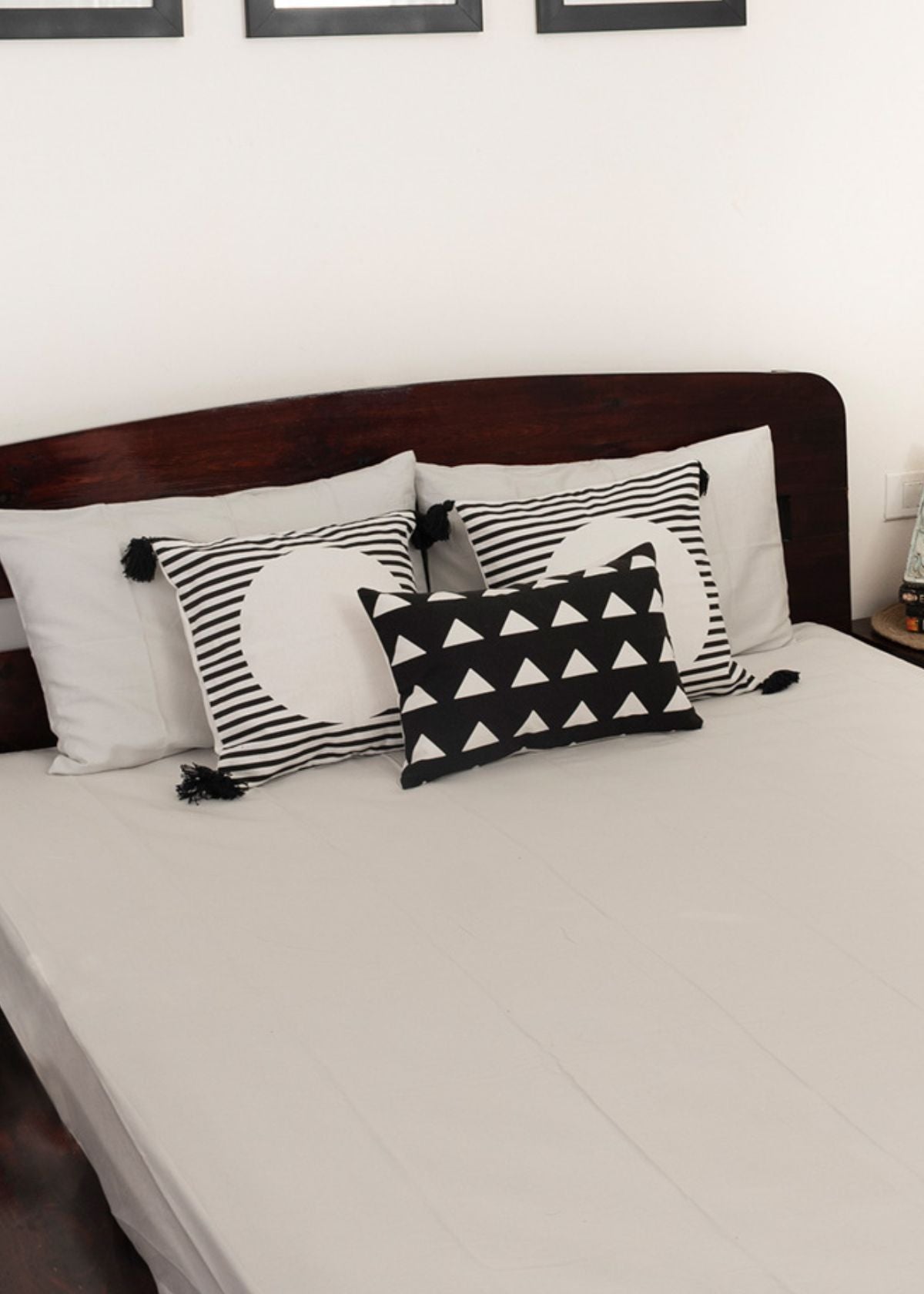 Solid Cotton Flat Sheet - Grey