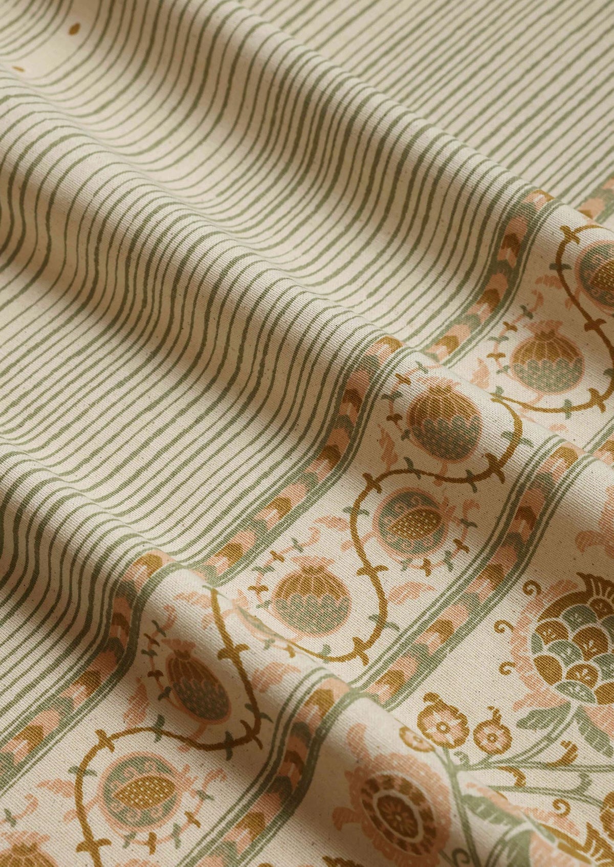 Anora Green | 100% Cotton Printed | Light Reduction Fabric