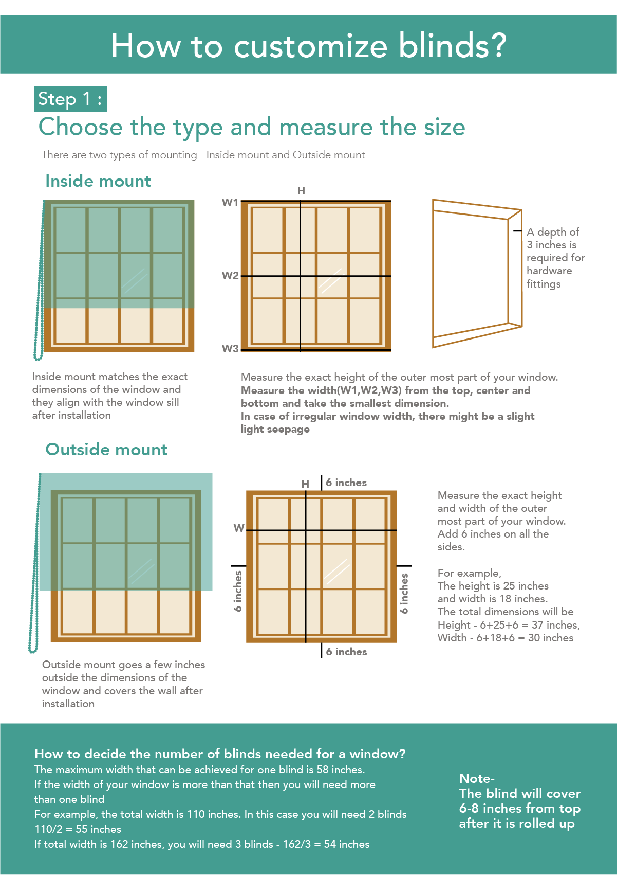 Indus 100% Customizable Cotton floral blind for living room - Room darkening