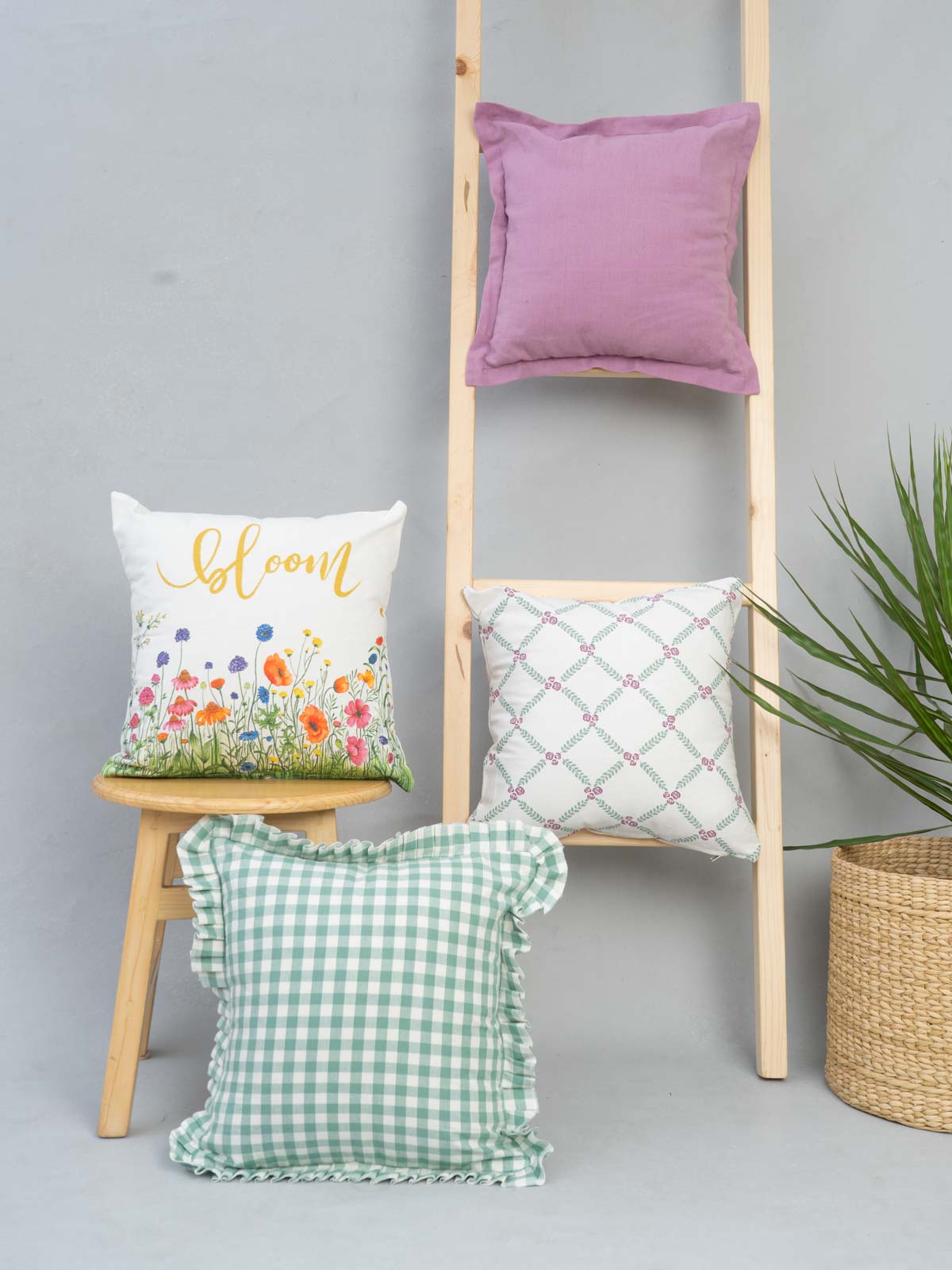 Gingham 2025 cushion covers