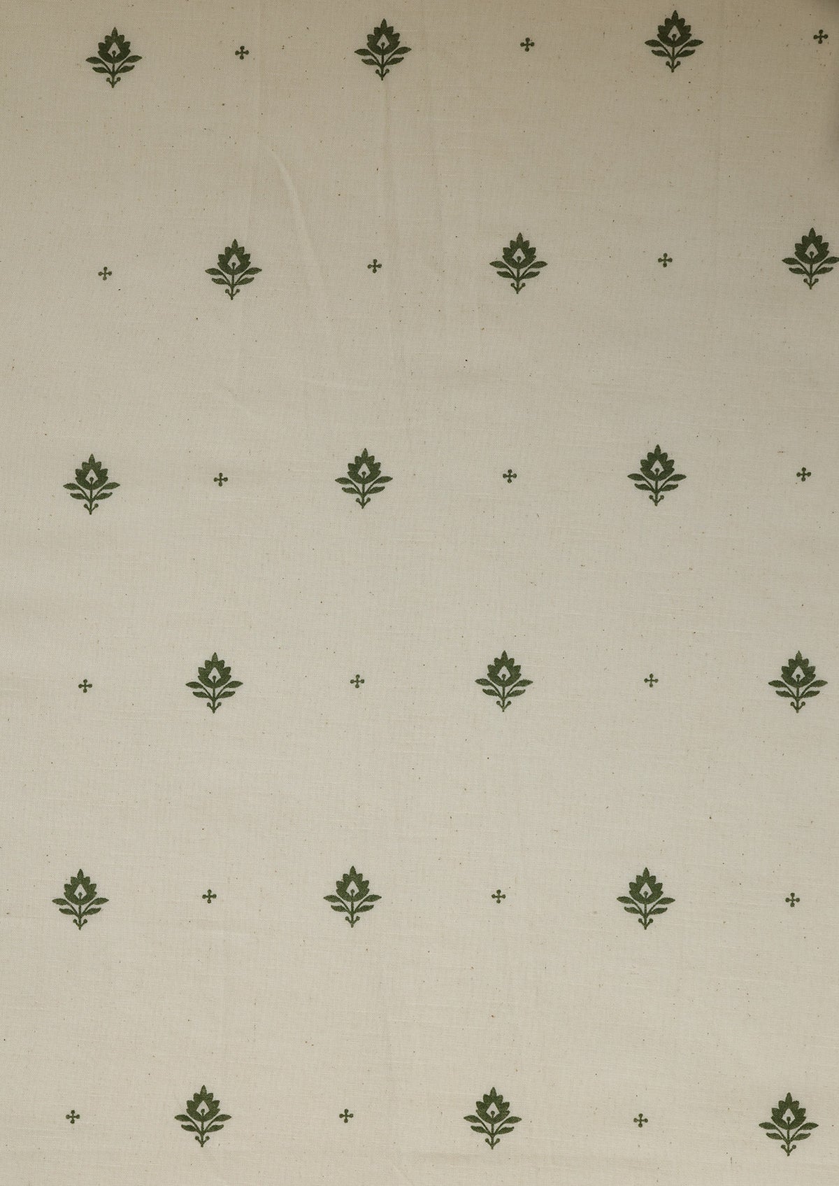 Cava Pepper Green | 100% Cotton Sheer Printed | Light Filtering Fabric