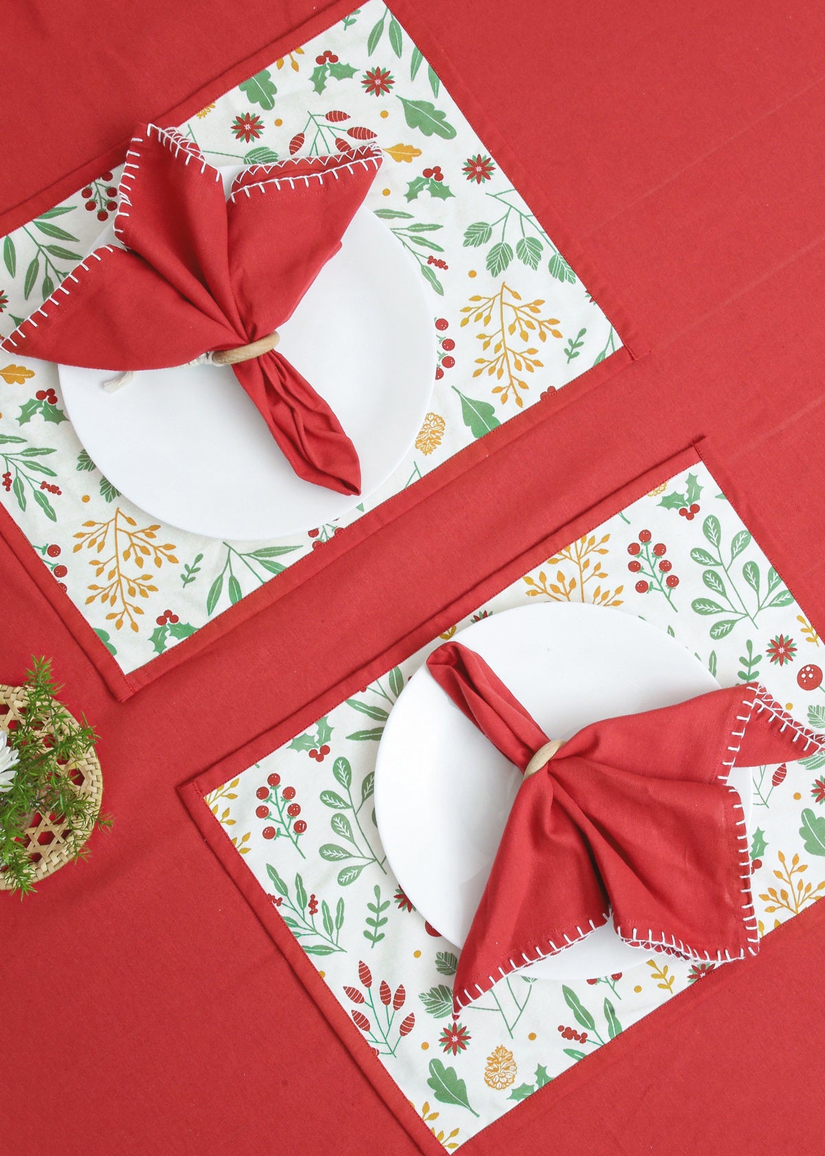Cherry Red Table Cloth