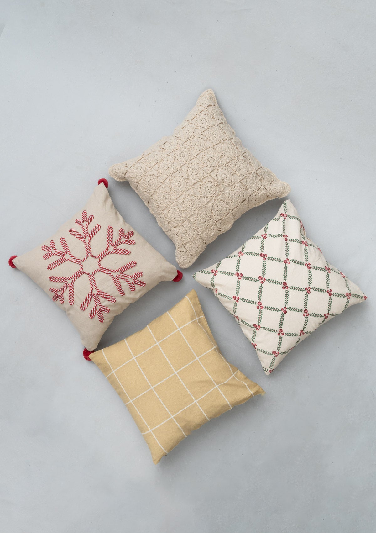 Frost Combo Cushion Cover Set - Multicolor