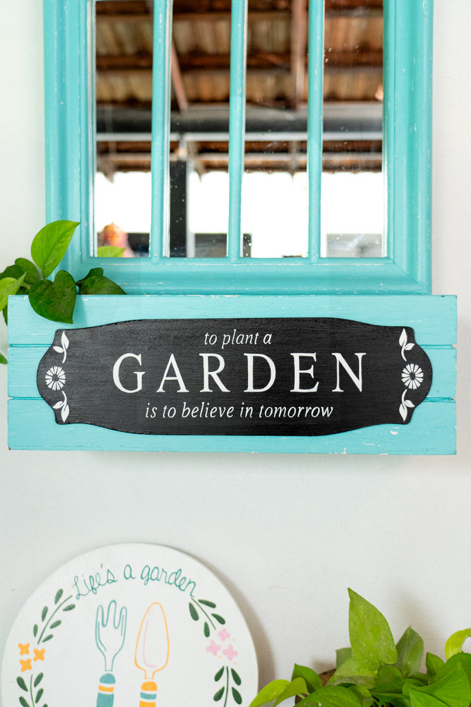Elysian Arched Mirror - Bloom Garden Frame with Basket