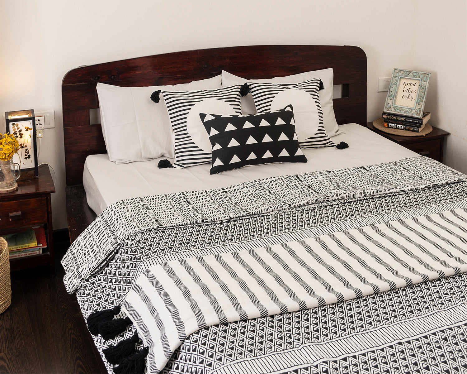 Solid Cotton Flat Sheet - Grey