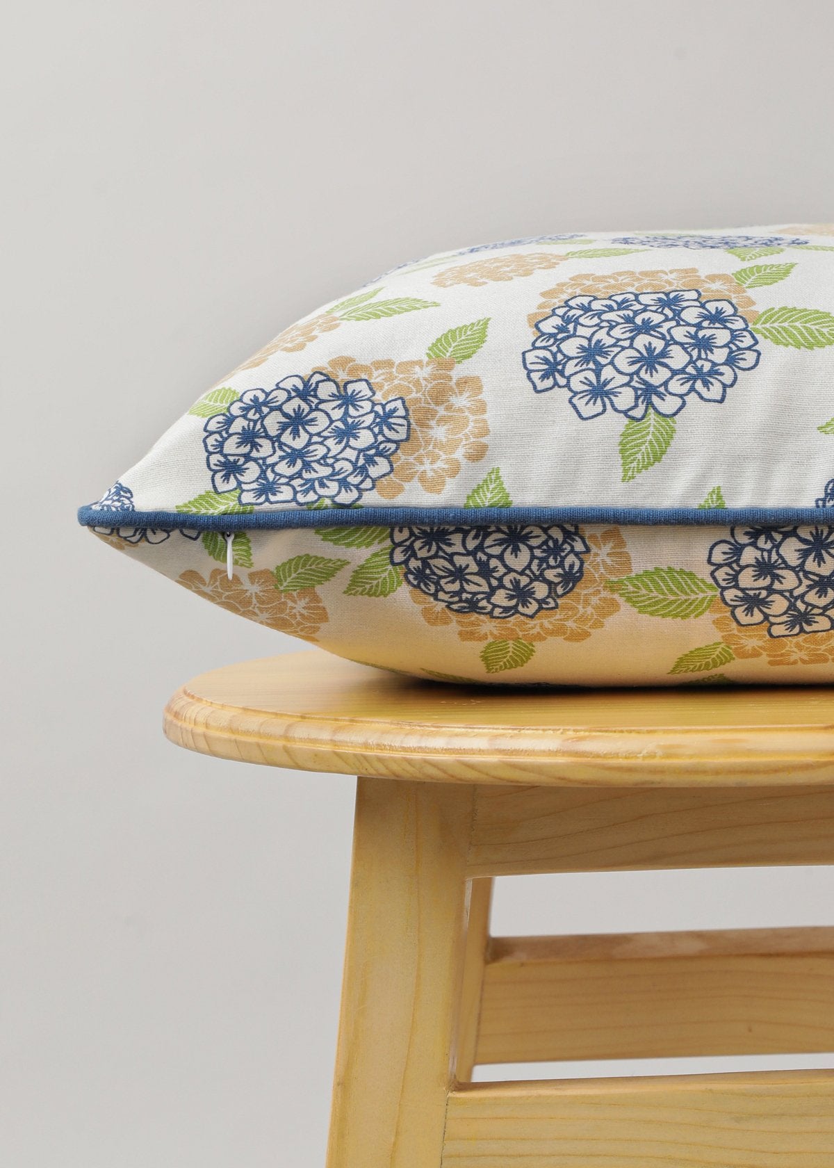 Hydrangeas Cushion 100% cotton floral cushion cover for sofa
