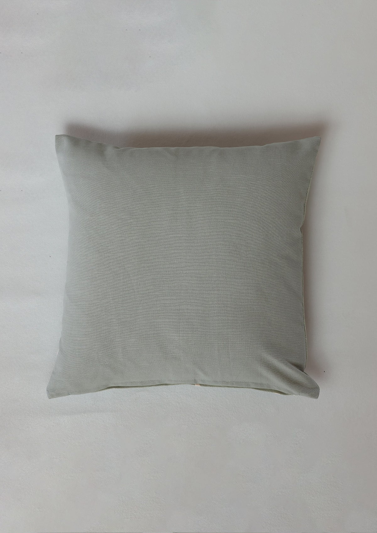 Khera Green | Embroidered Floral | 100% Cotton Cushion Cover For Sofa