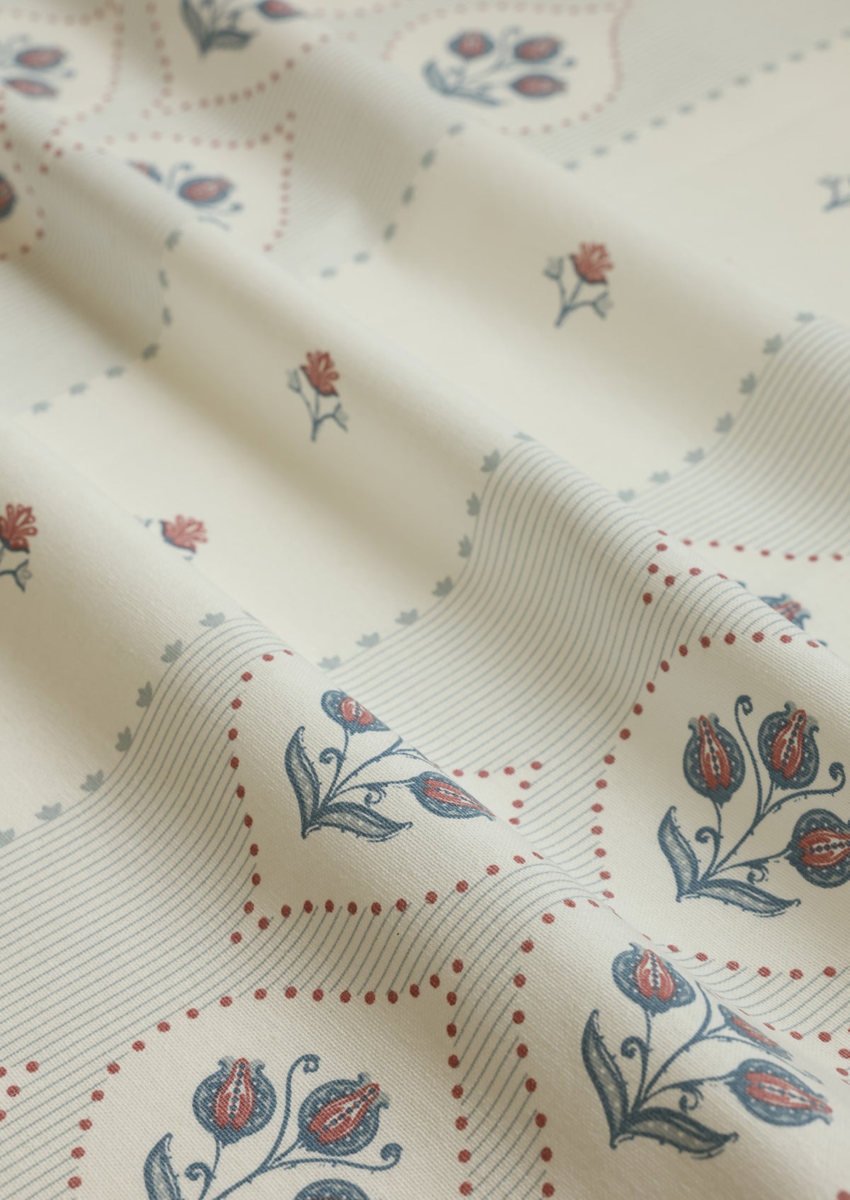 Meher Blue | 100% Cotton Printed | Light Reduction Fabric