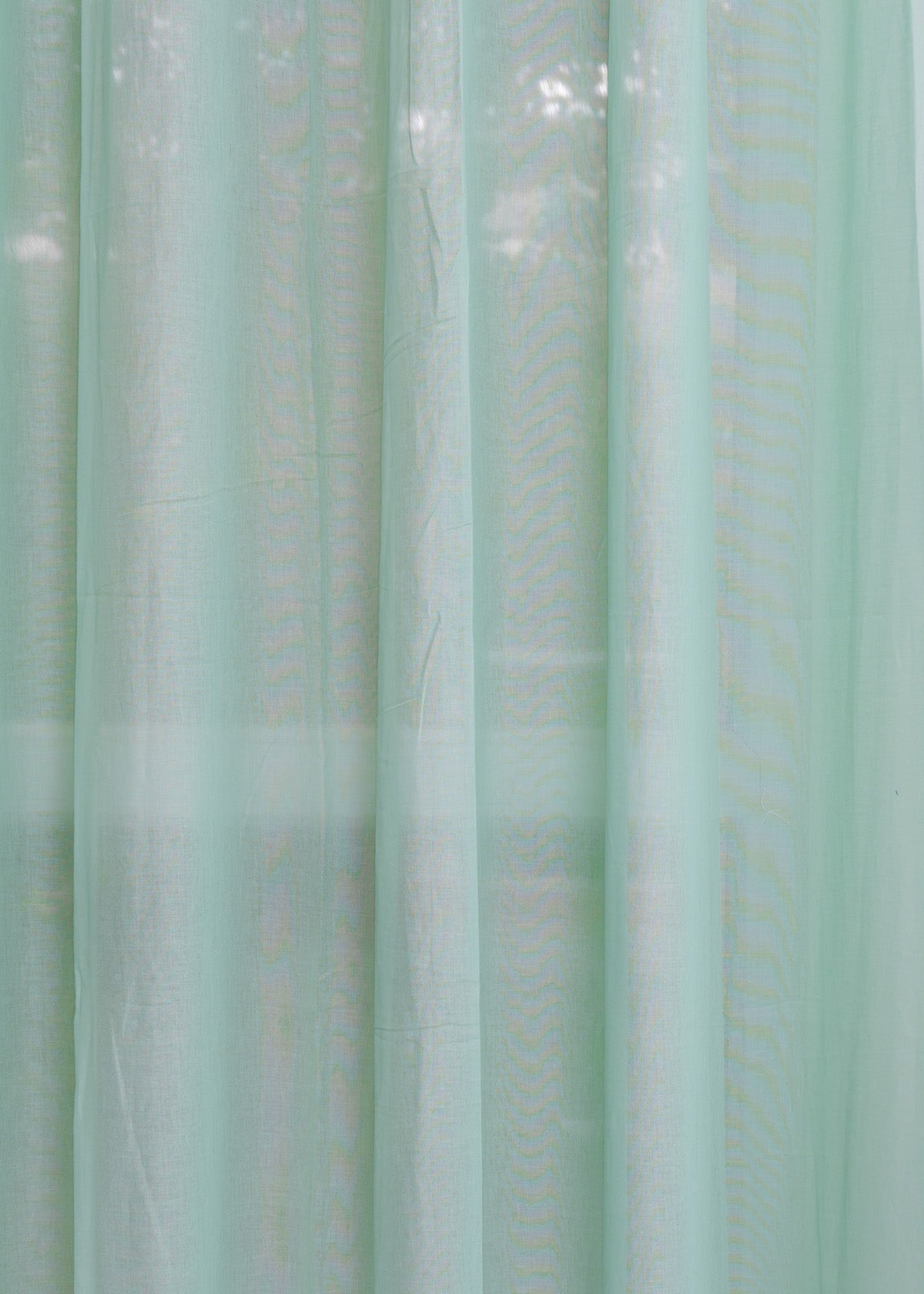 Solid Sheer Curtain - Nile Blue