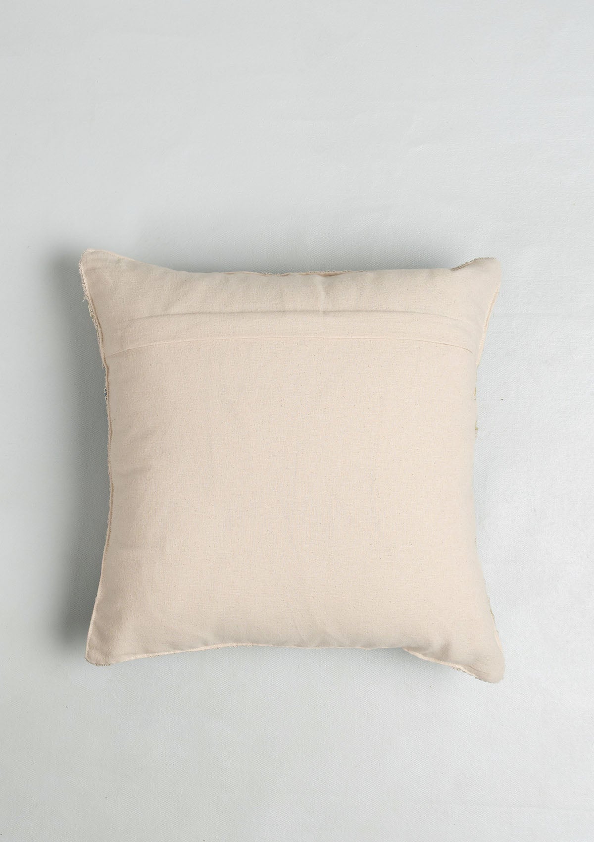 Prism Crochet Geometric Fusion Cushion Cover – 100% Cotton - Blue