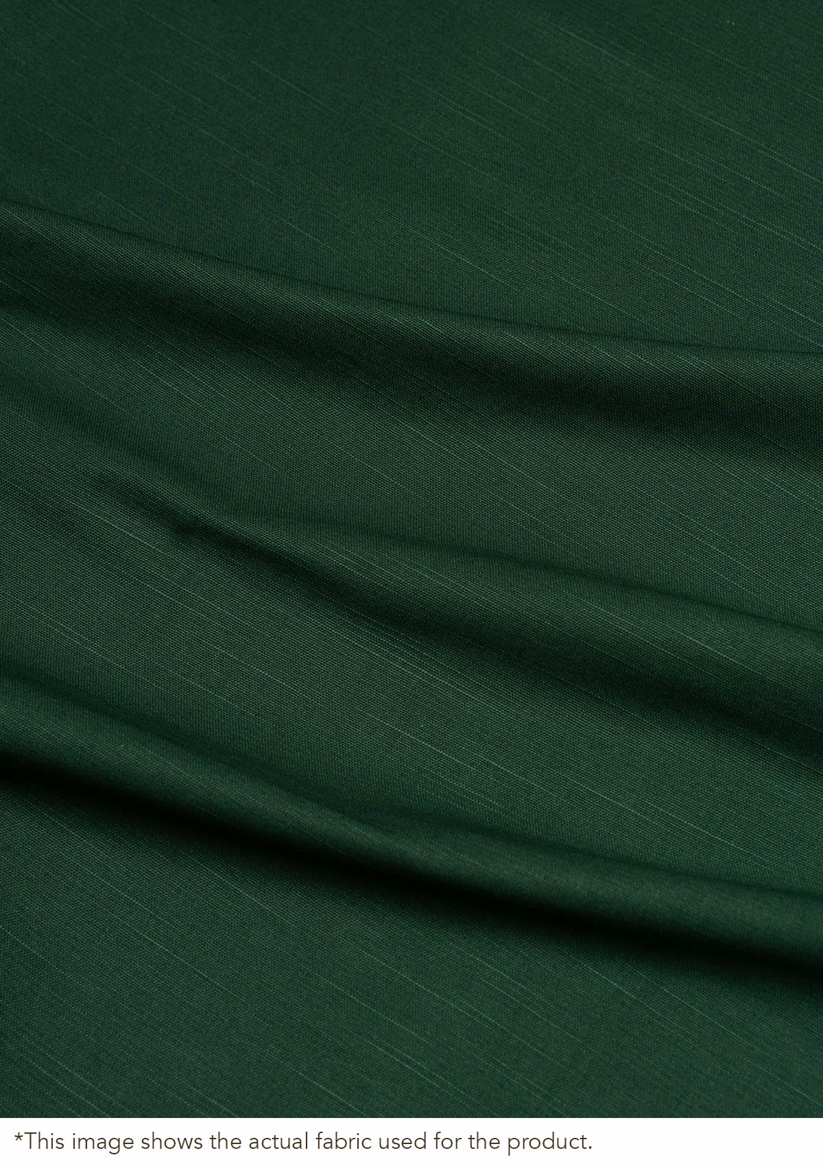 Jade green 100% Cotton Plain Customizable blind for livingroom & Bedrooms-Room Darkening