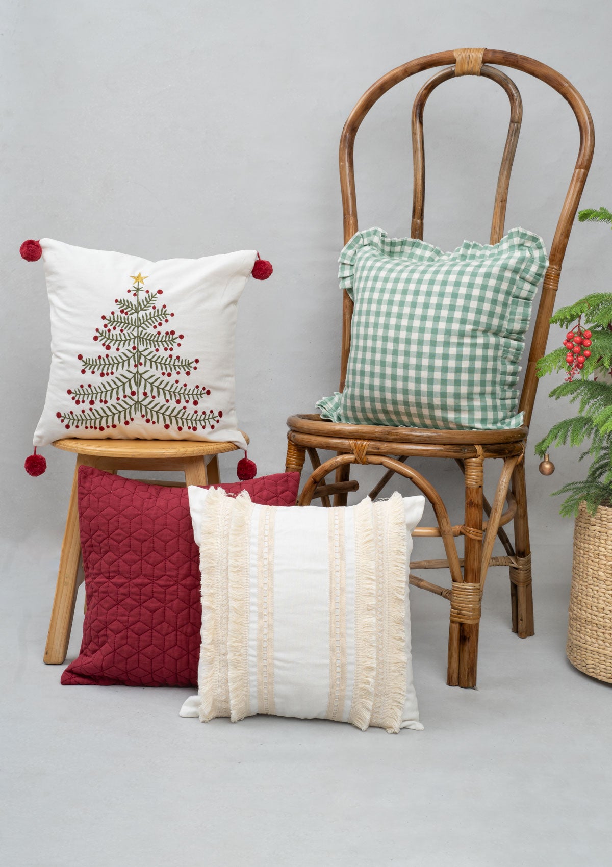 Starlit Combo Cushion Cover Set - Multicolor