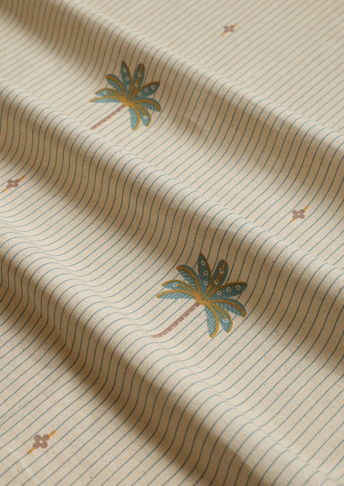Tala Teal | 100% Cotton Printed | Light Reduction Fabric