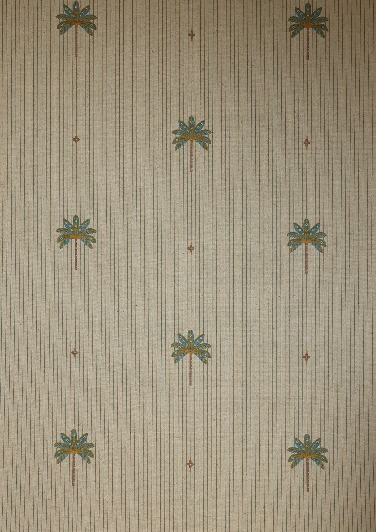Tala Teal | 100% Cotton Printed | Light Reduction Fabric