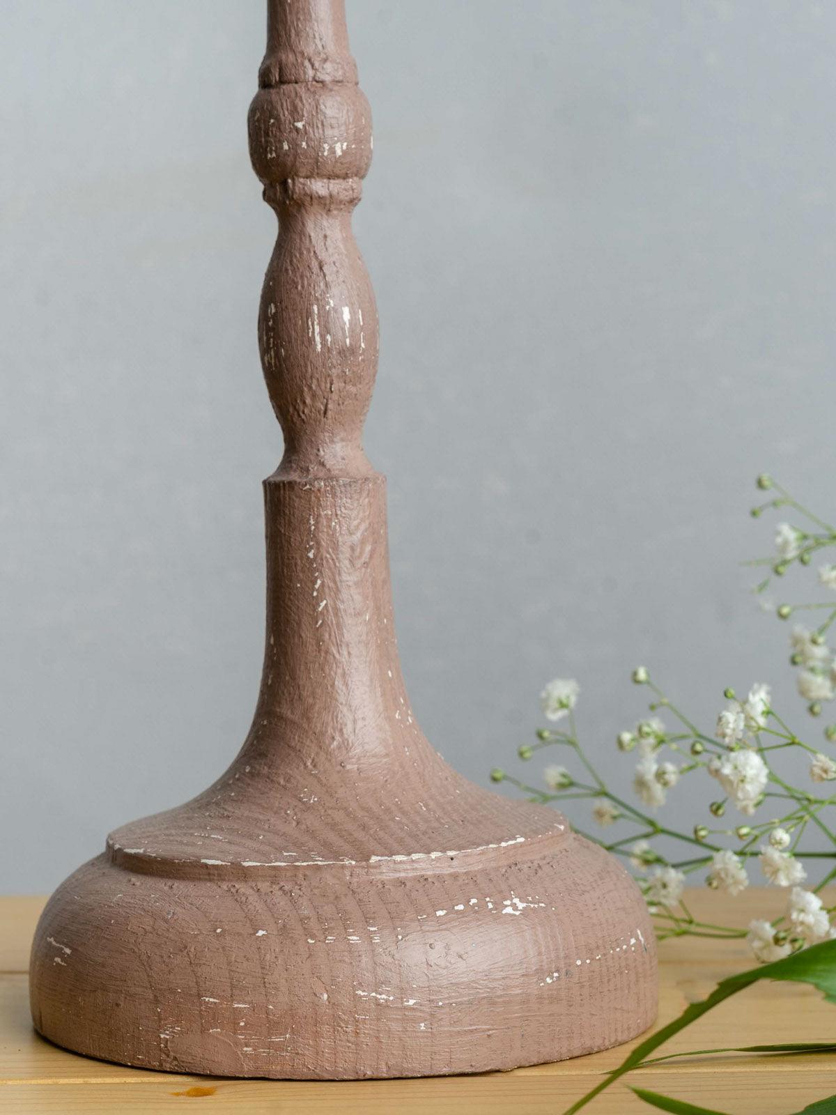 Scones Taper Candle Stand - Peach