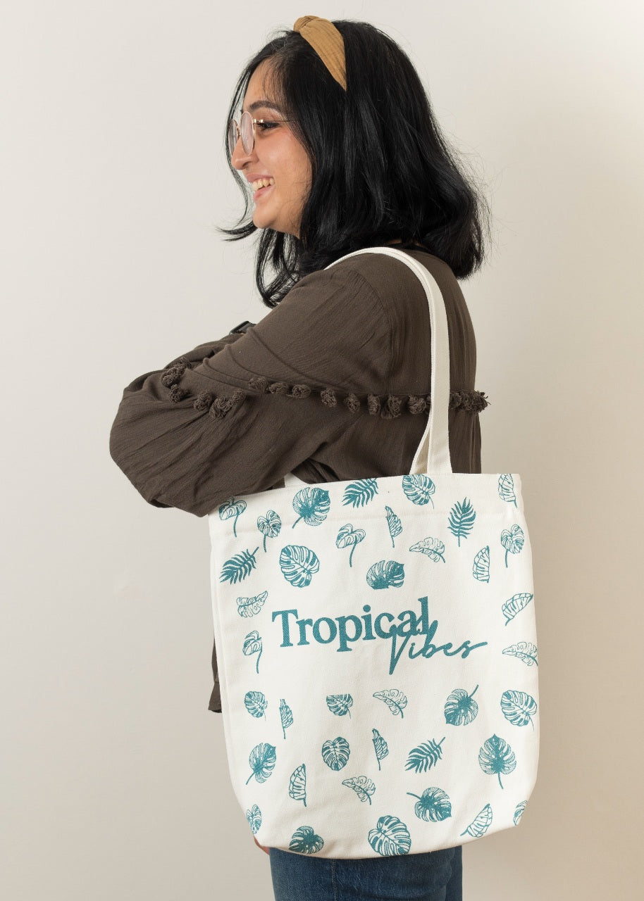 Tropical Vibes Tote Bag