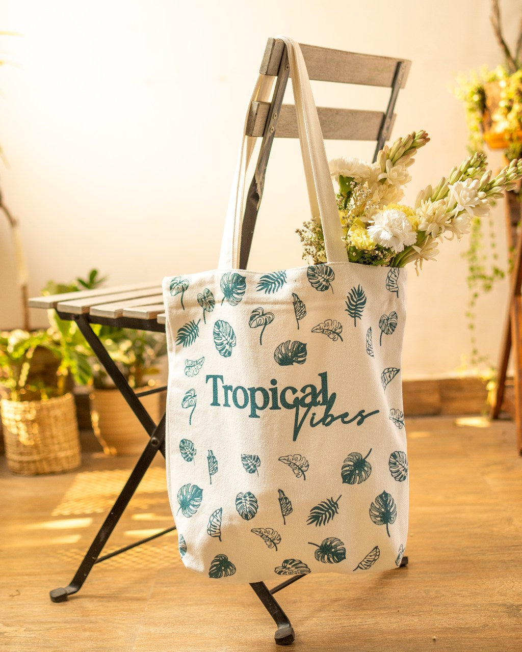 Tropical Vibes Tote Bag