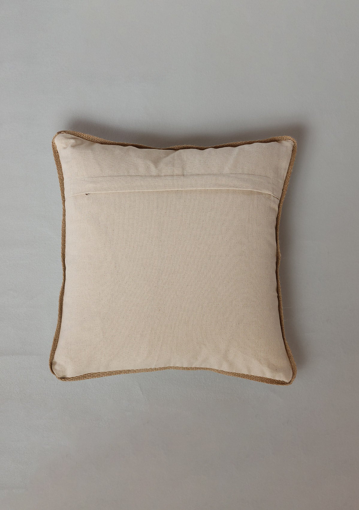 Valli Green & Gold | Gold Embroidered Floral |100% Cotton Cushion Cover For Sofa
