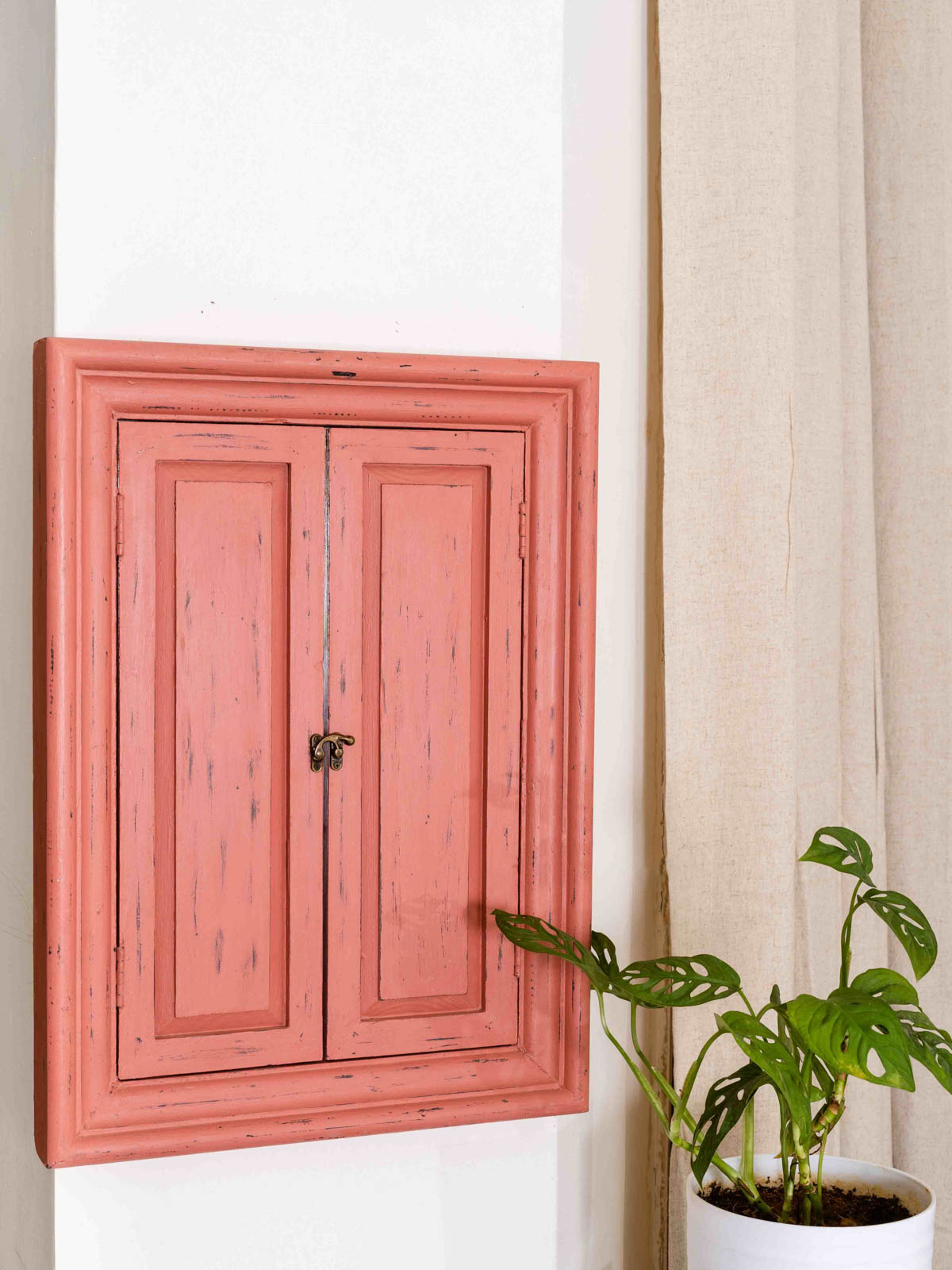 Classic Rectangle Window Mirror - Terracotta