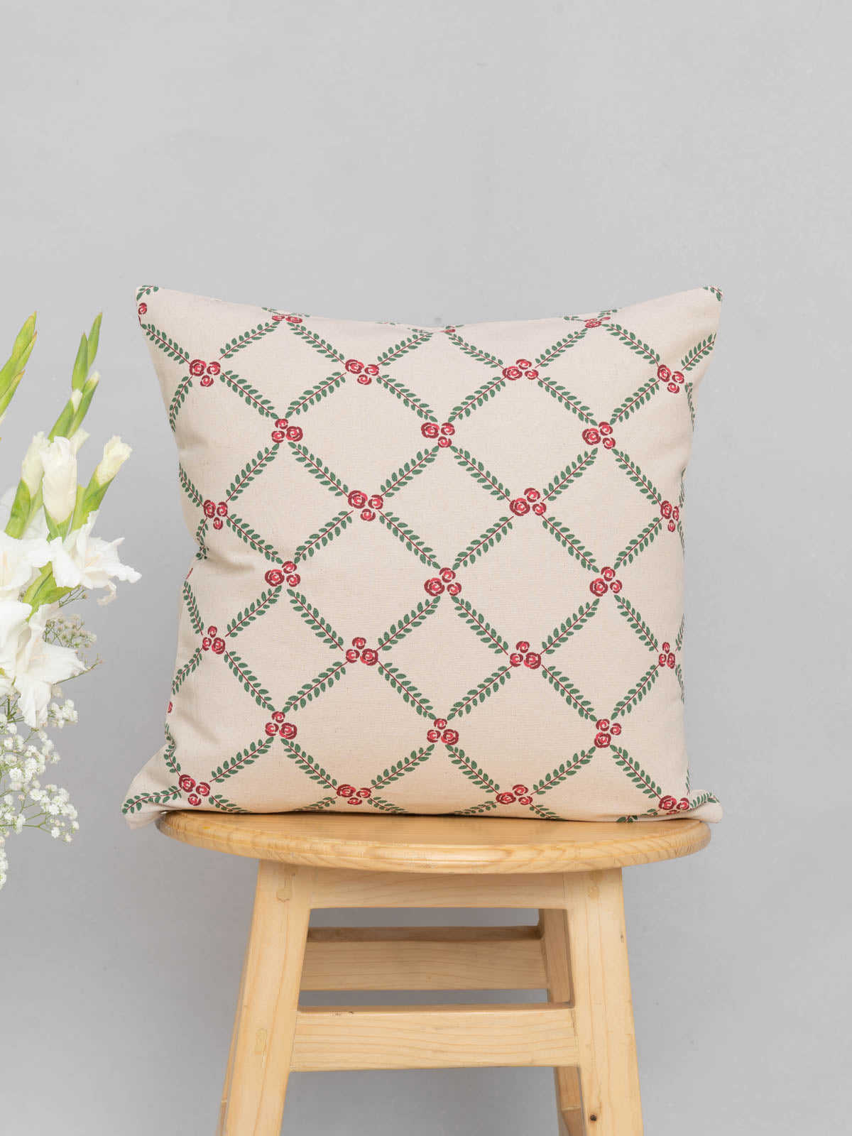 Santa's Garden Combo Cushion Cover Set - Multicolor