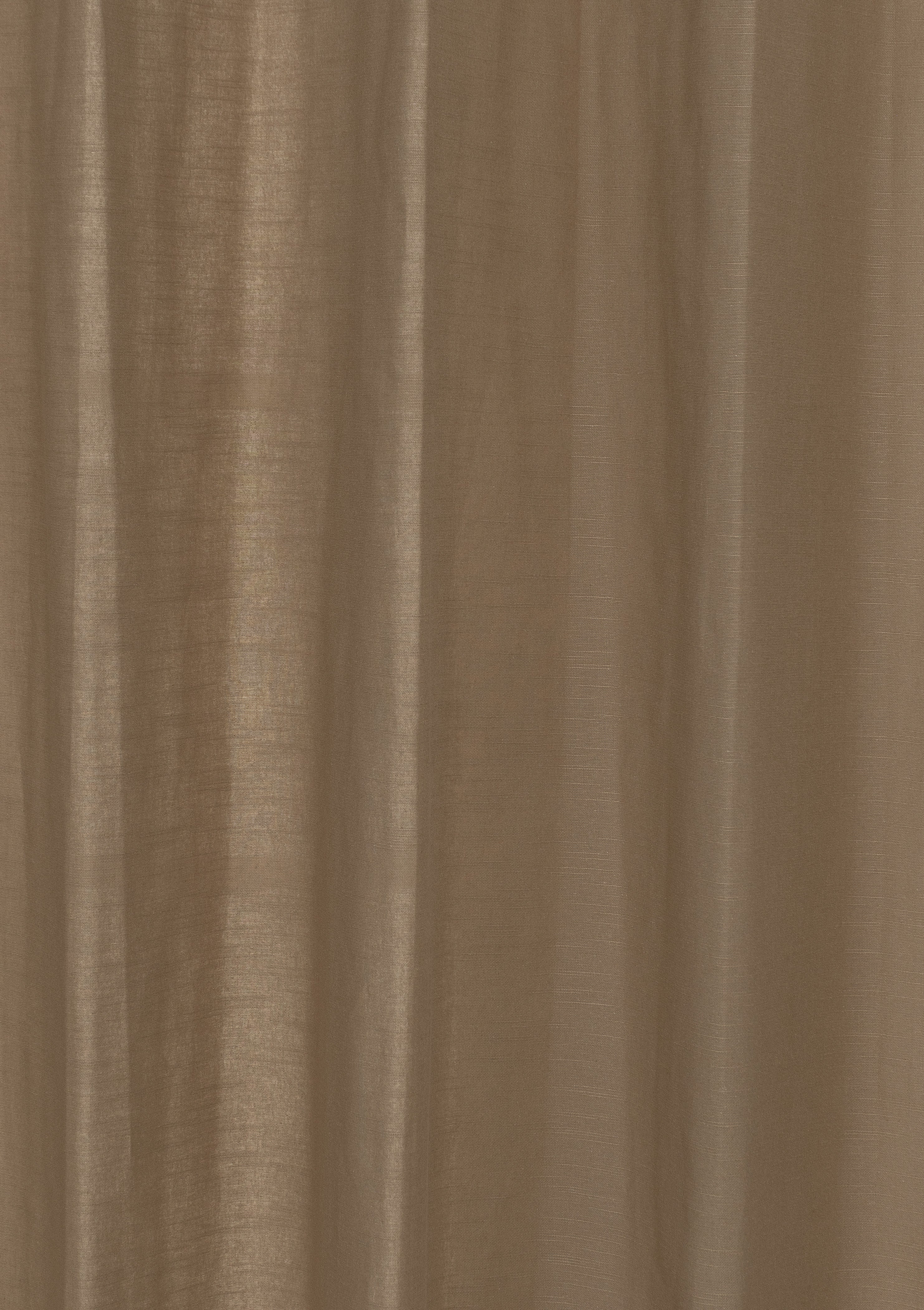 Solid chocolate brown 100% cotton plain curtain for bedroom - Room darkening - Single Piece