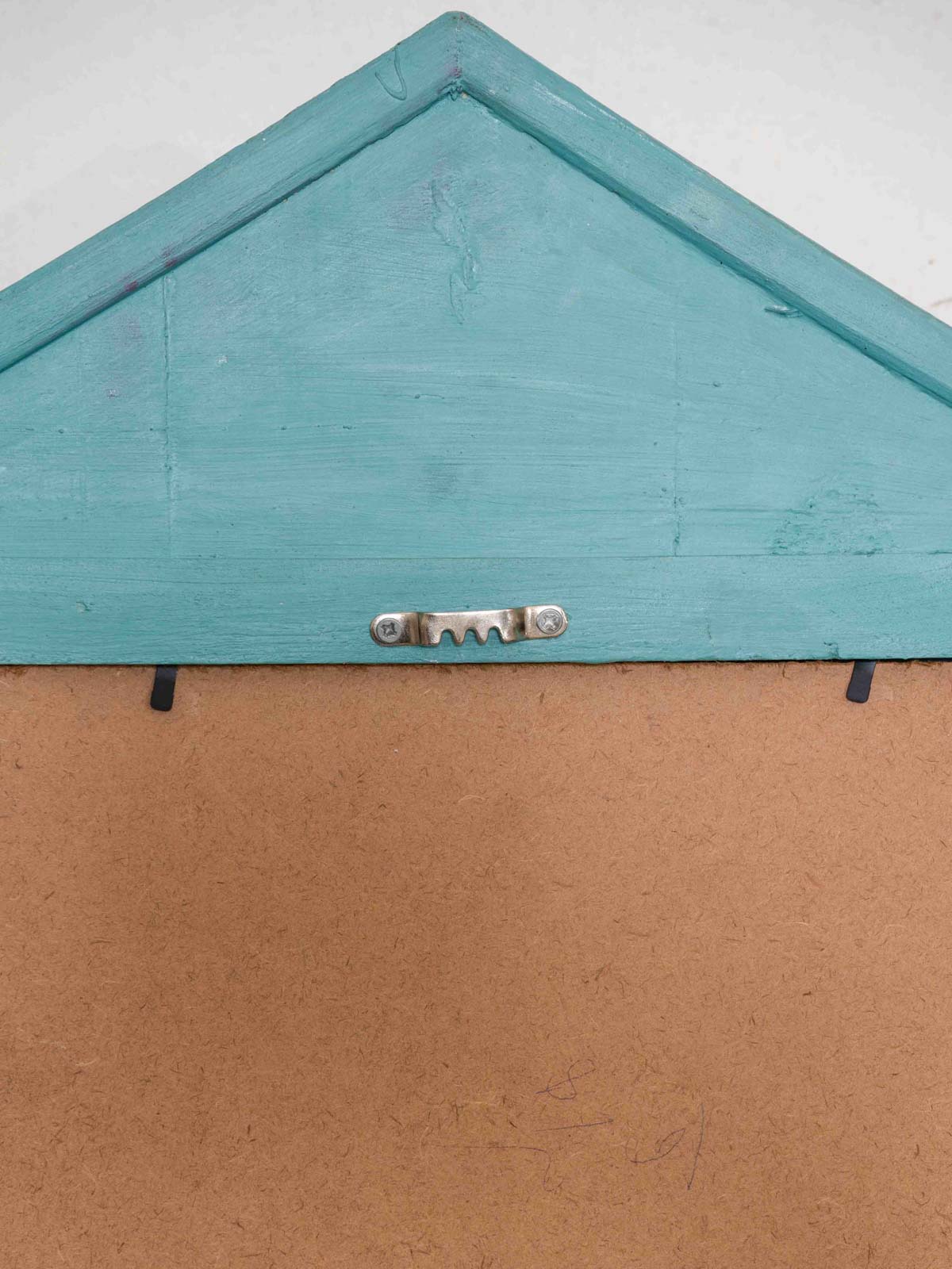 House Mirror Window Frame With Basket - Rainy Blue