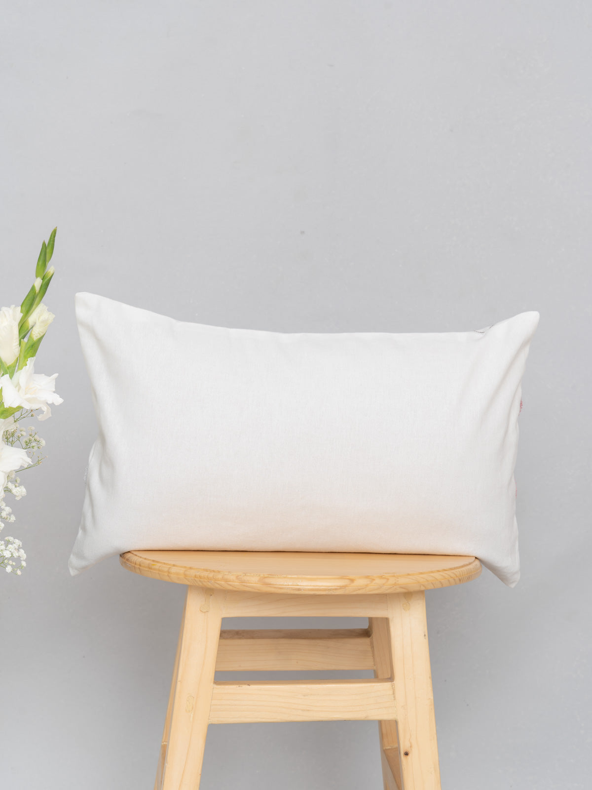 Humming Birds Printed Cotton Cushion Cover - Yellow