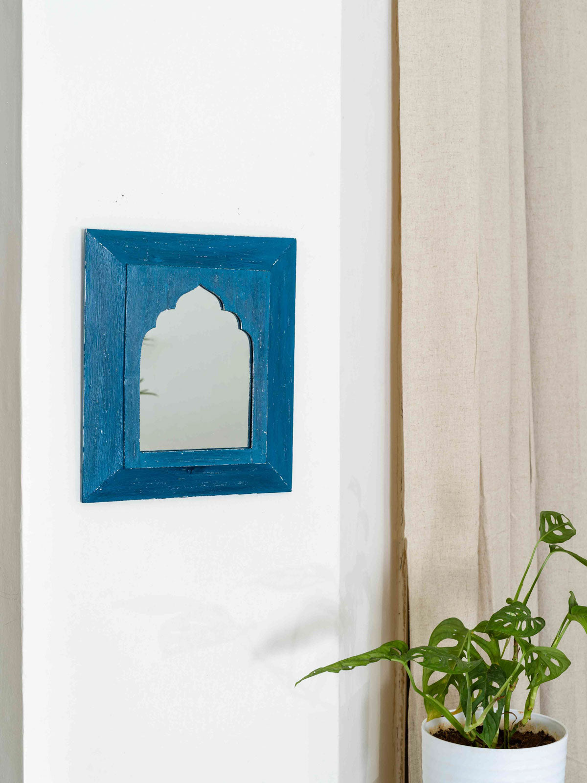 Mughal Mirrors Small - Indigo
