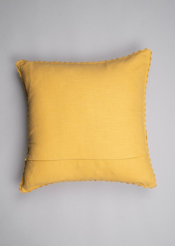 Solid Cotton Cushion Cover - Mustard