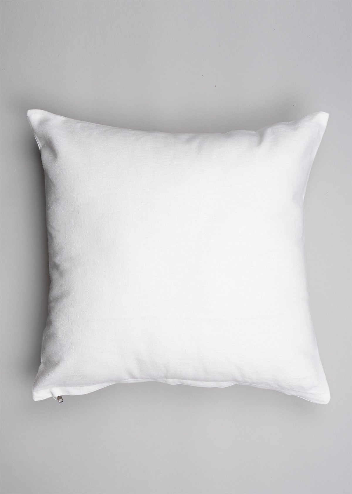 Mystique Marigold 100% cotton embroidered decorative cushion cover for sofa - Green