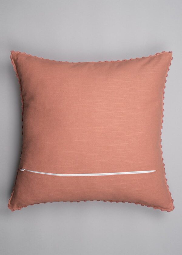 Solid Rust 100% cotton plain cushion cover for sofa