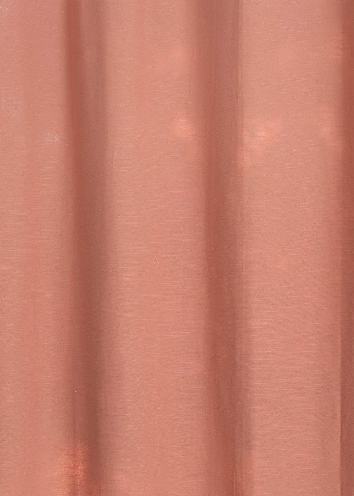 Solid Cotton Curtain - Rust