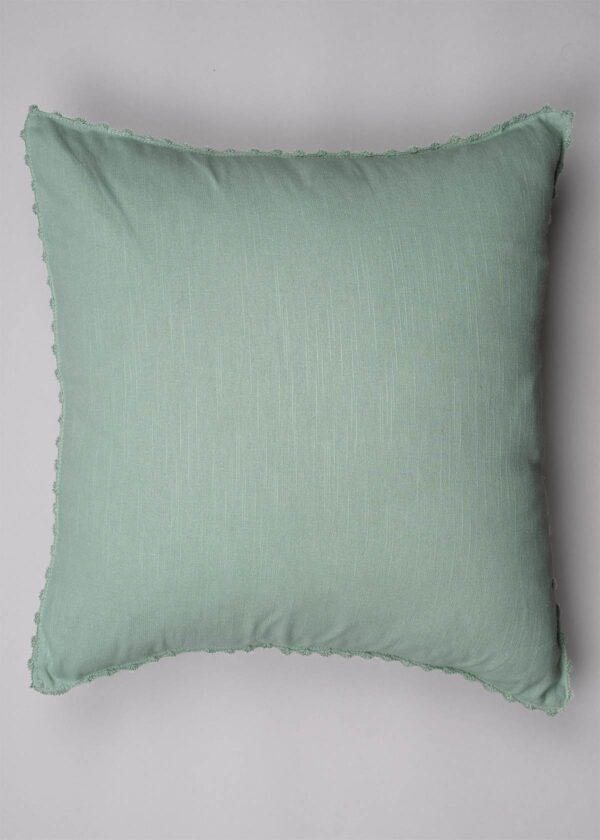 Solid Sage Green 100% cotton plain cushion cover for sofa