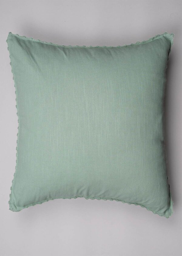 Solid Cotton Cushion Cover - Sage Green