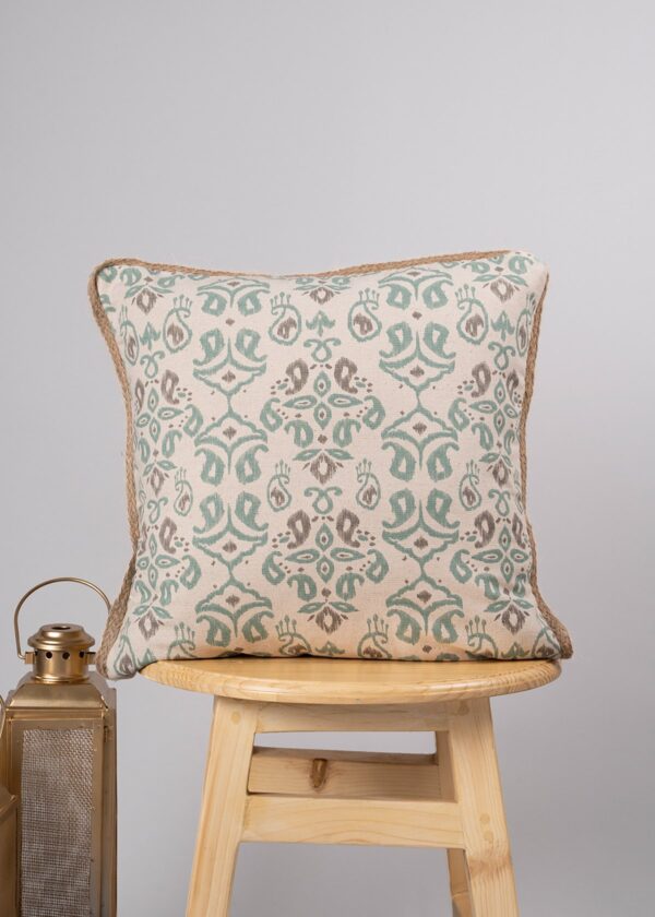 Spice Route Printed Cotton Cushion Cover - Multicolor