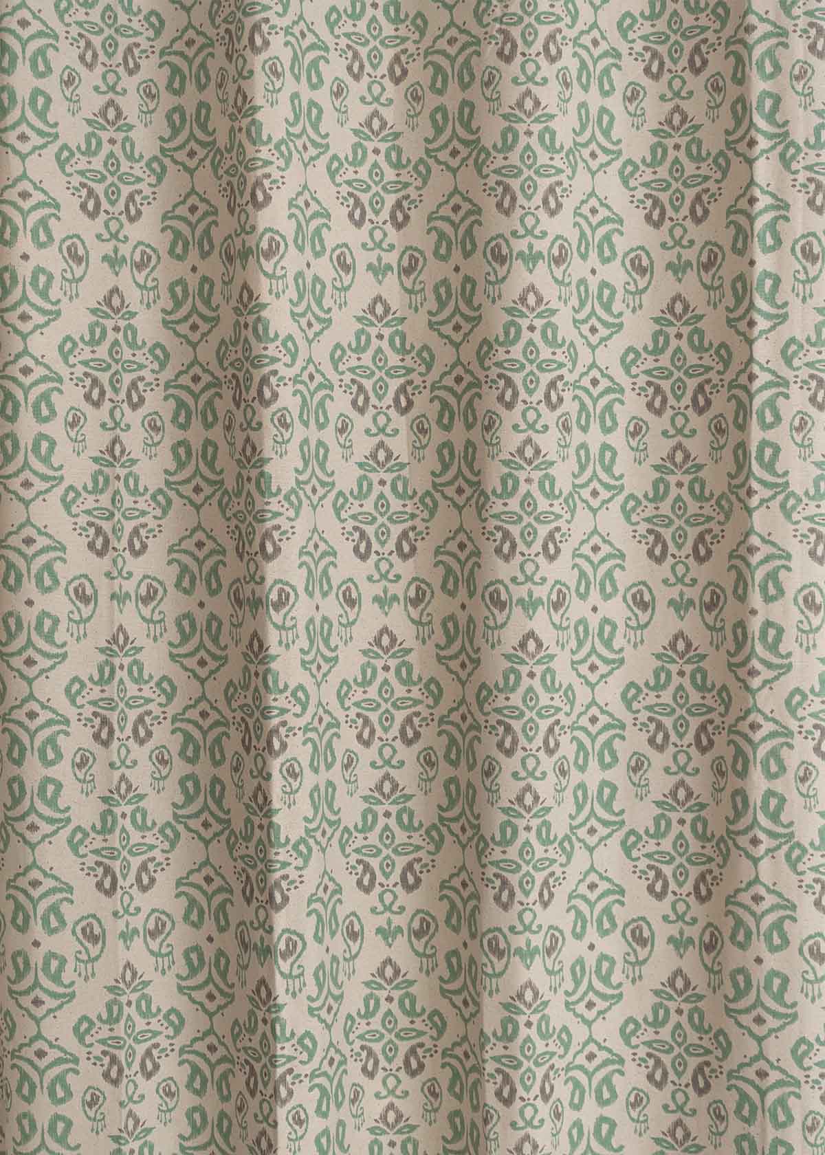 Spice Route Printed Cotton Curtain - Multicolor