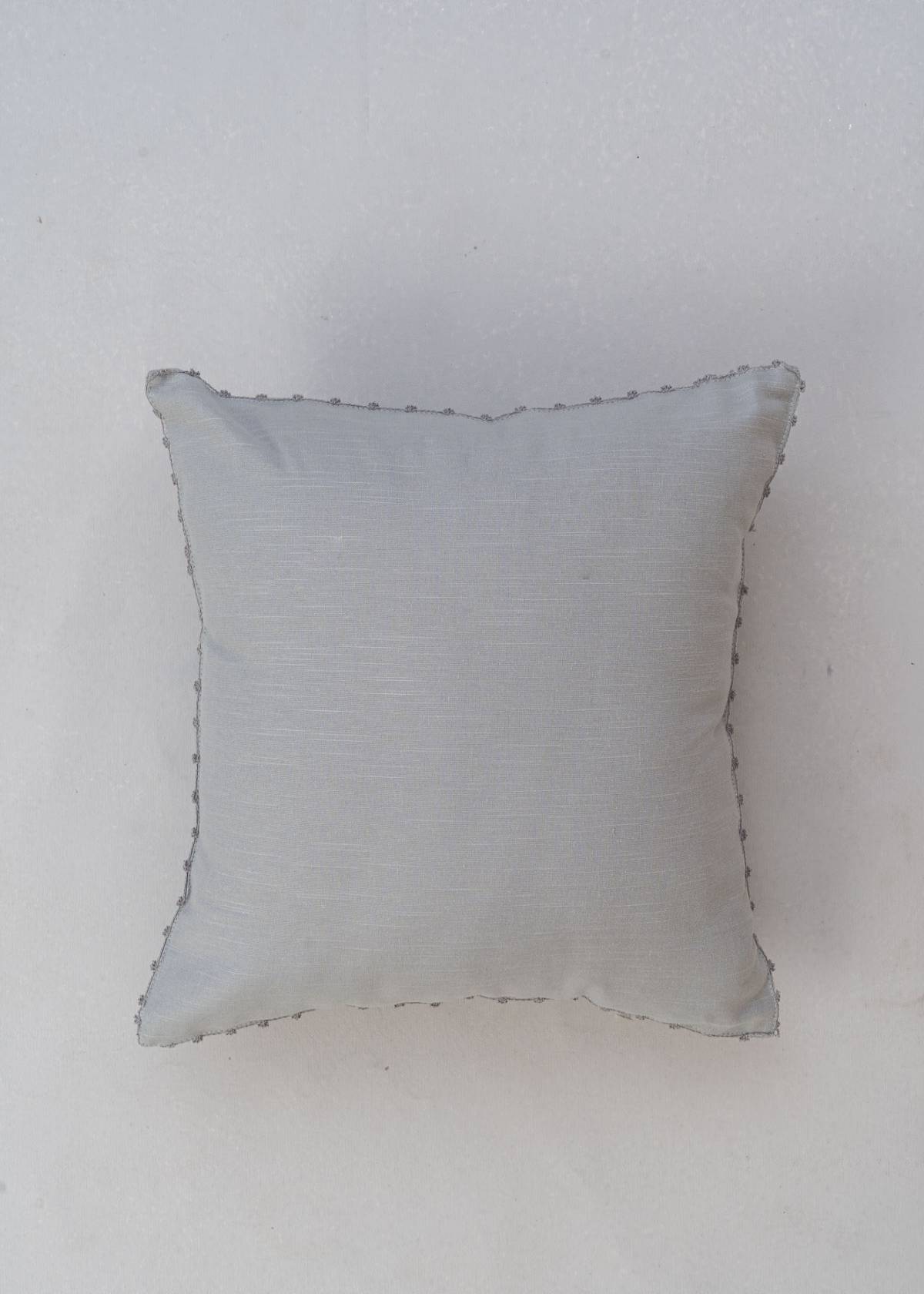 Solid Grey 100% cotton plain cushion cover for sofa