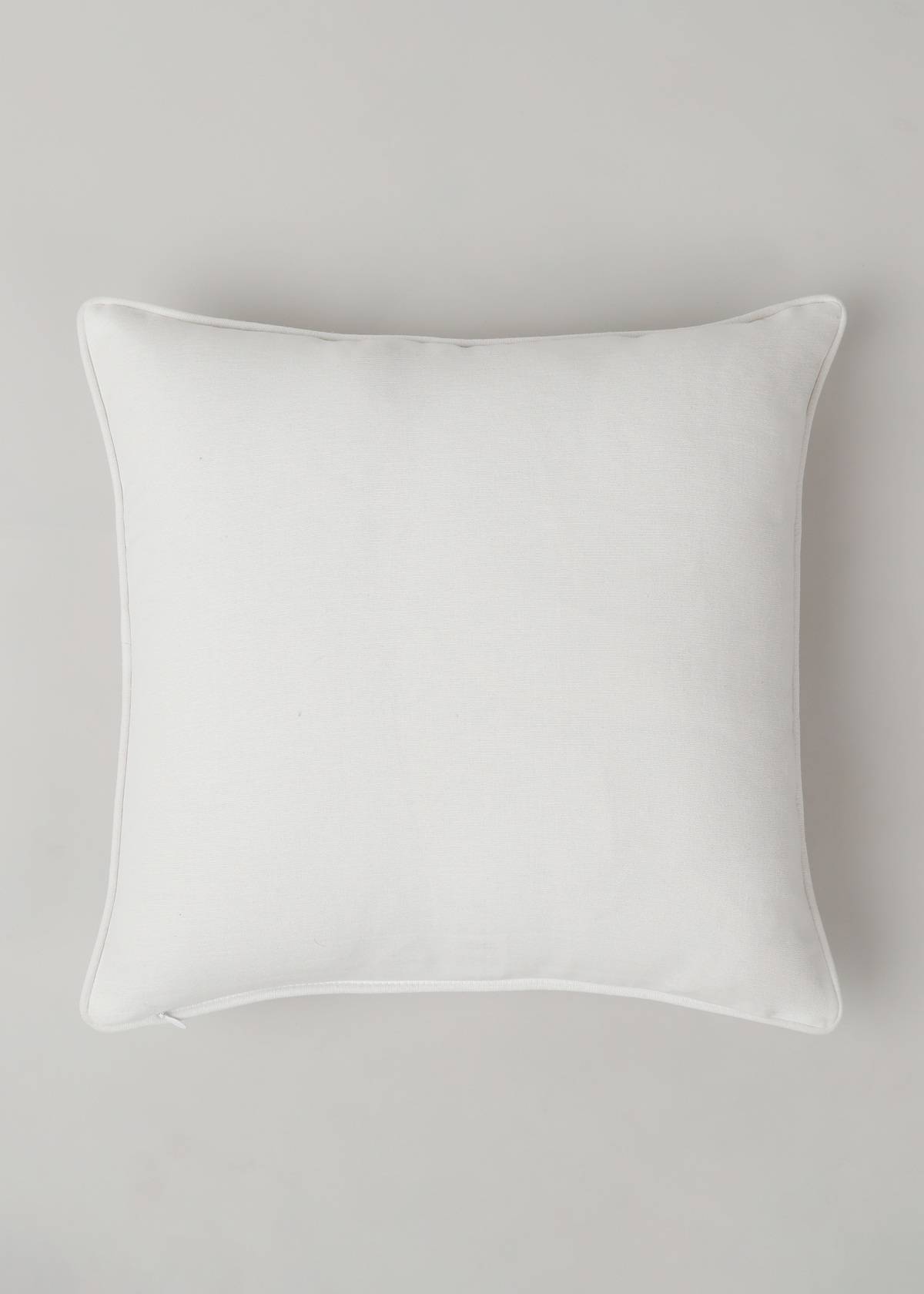Vintage Window 100% cotton printed cushion cover for sofa - Multicolor