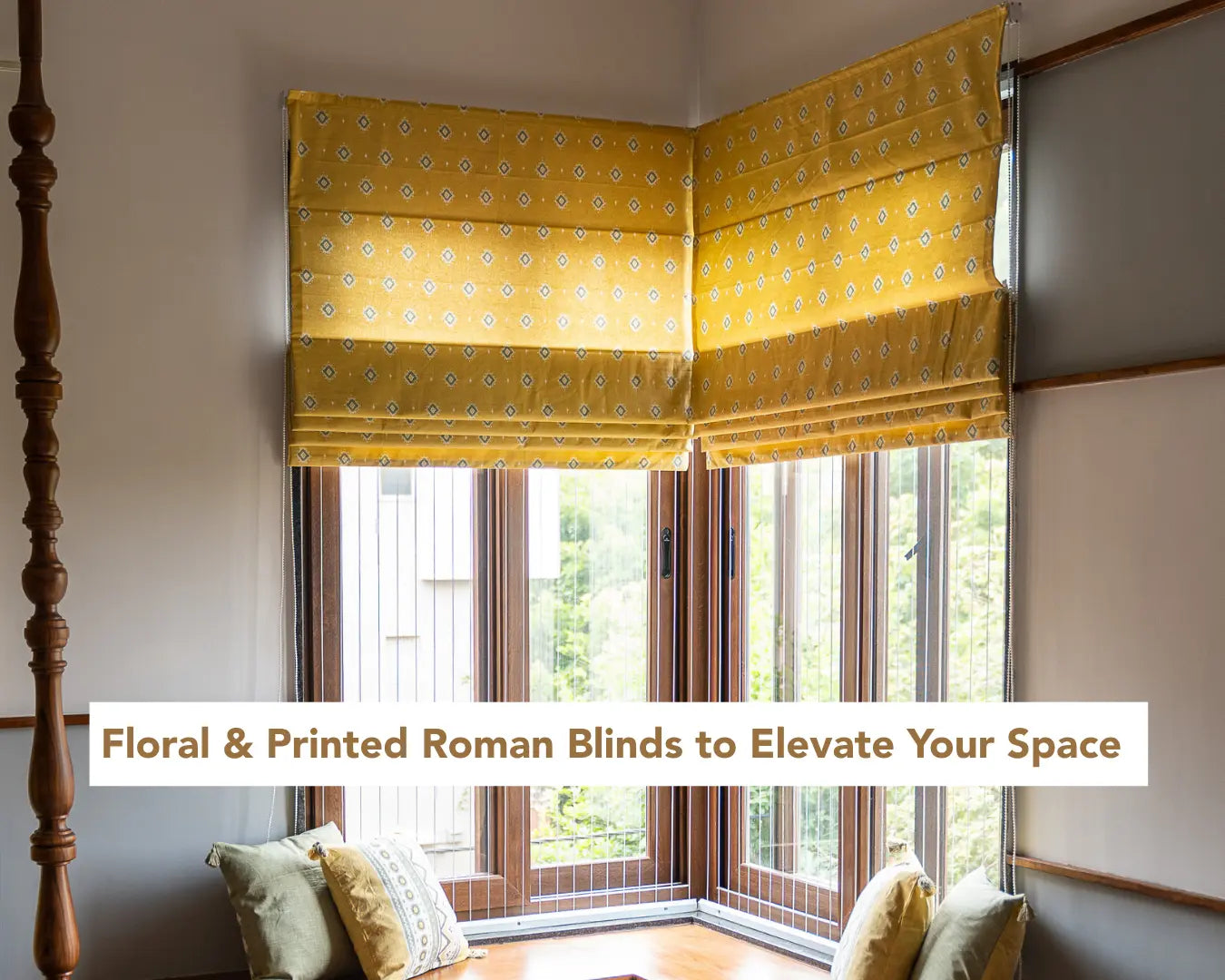 Floral & Printed Roman Blinds to Elevate Your Space