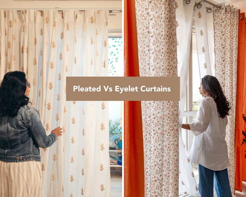 Curtain Style Guide for Buyers - Eyelet vs Pleated Curtains