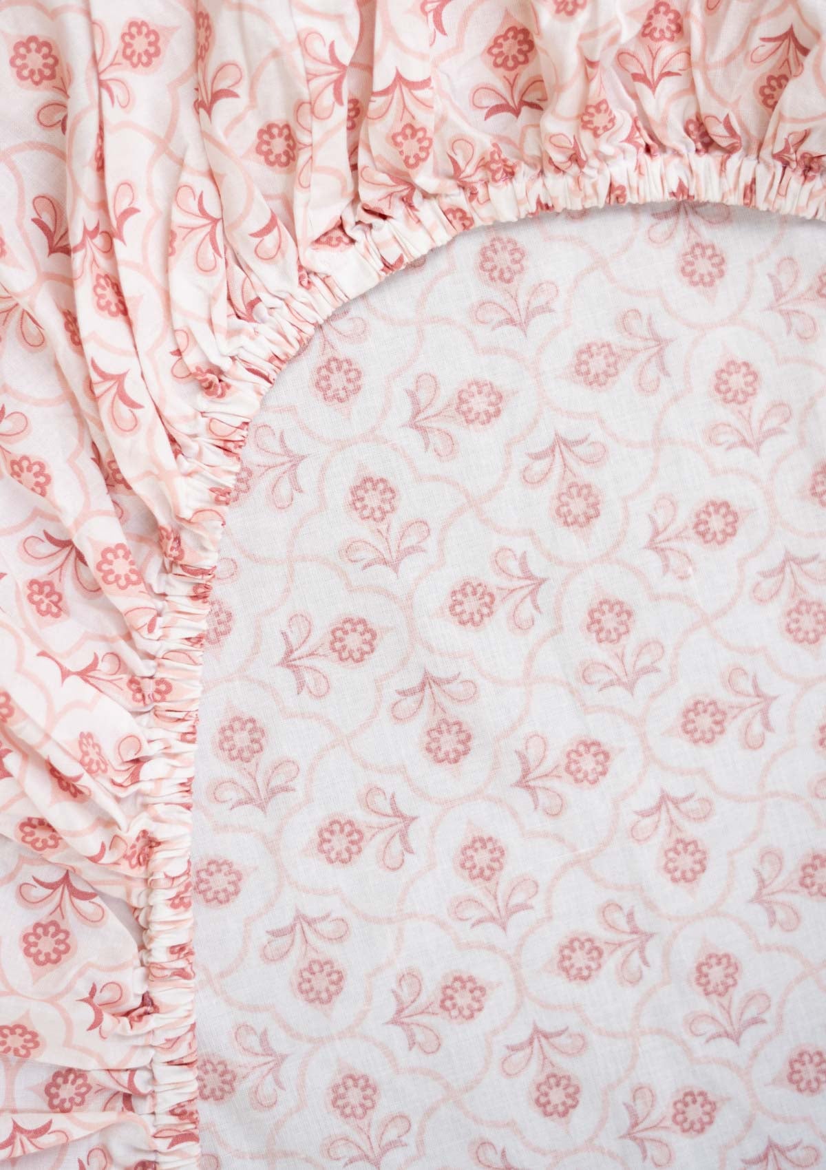 Moroccan Fitted sheet - Blush