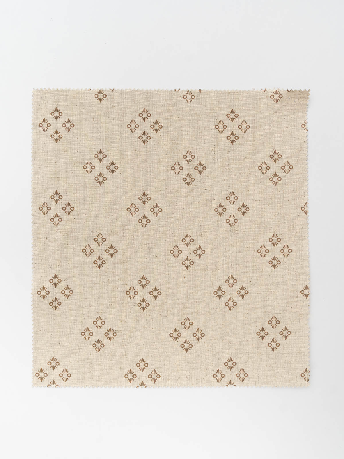 Harvest linen minimal design fabric for living room - Room darkeing - Brown