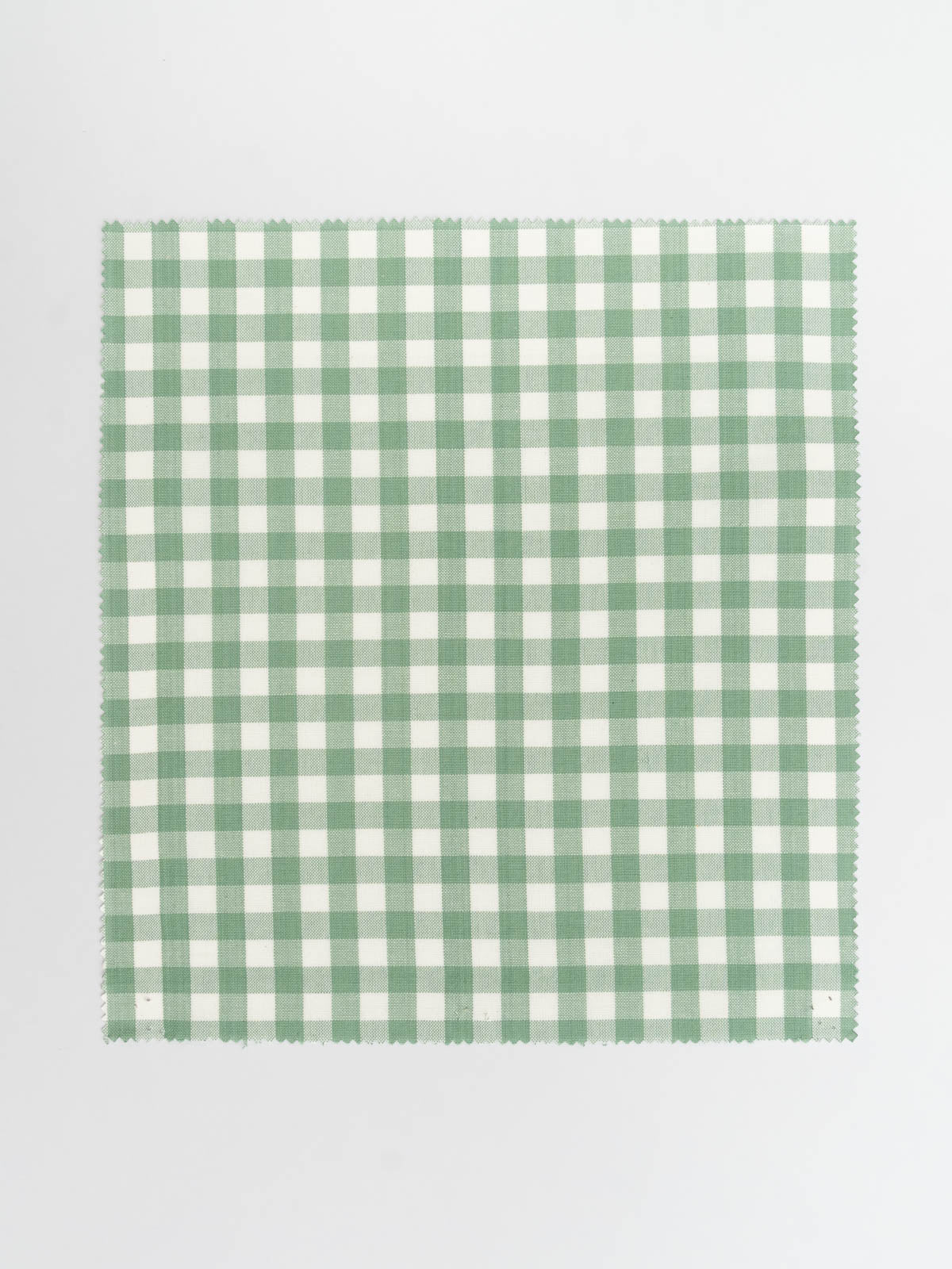 Gingham Sage Green Fabric